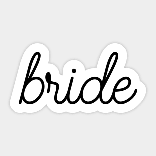 Bride Sticker